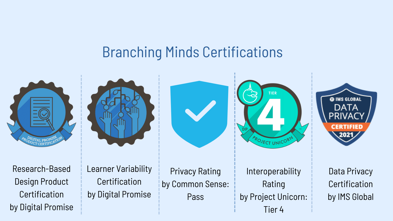 Branching Minds Certifications june 2022