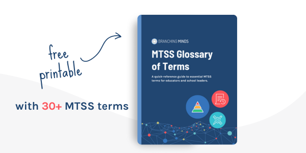 MTSS glossary terms