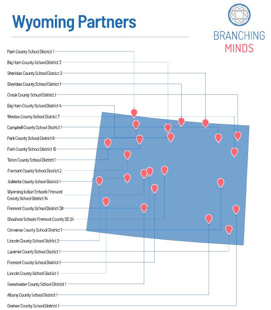 Wyoming Partner Map July 2024