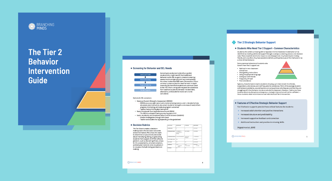 The Tier 2 Behavior Intervention Guide   Tier 2 Behavior Intervention Guide 