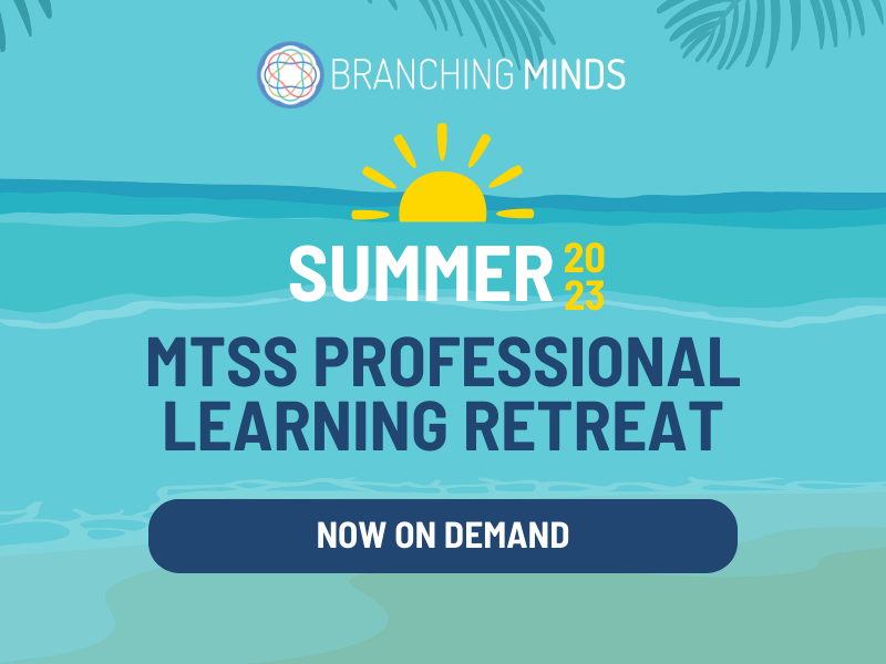 Summer 2023 Mtss Professional Learning Retreat